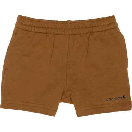 Carhartt Infant Boys CH8328 French Terry Work Shorts in Brown