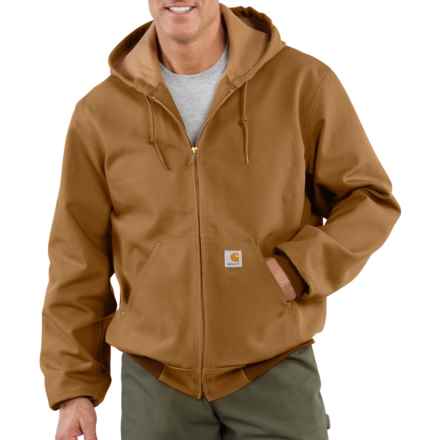 Carhartt J131 Big and Tall Thermal-Lined Duck Active Jacket - Factory Seconds in Carhartt Brown