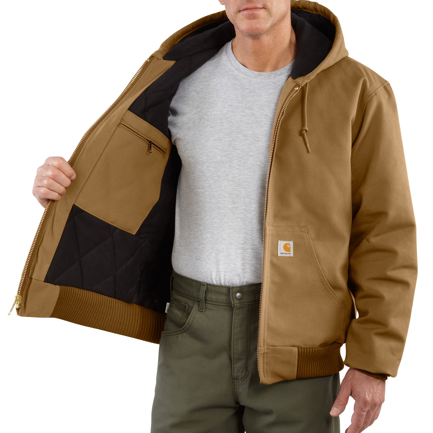 Carhartt J140 Active Quilted FlannelLined Jacket (For Big and Tall Men)