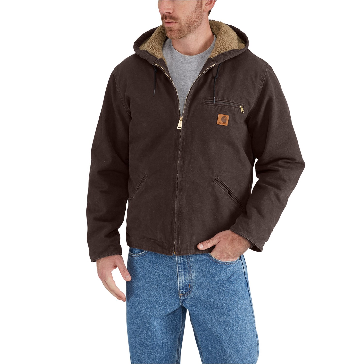 Carhartt J141 Sierra Sherpa-Lined Jacket (For Big and Tall Men)