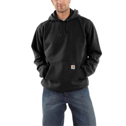 Carhartt K121 Big and Tall Midweight Fleece Hoodie - Factory Seconds in Black