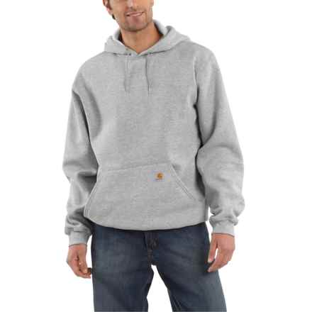 Carhartt K121 Big and Tall Midweight Fleece Hoodie - Factory Seconds in Heather Grey