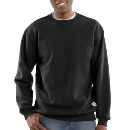 Carhartt K124 Big and Tall Midweight Sweatshirt - Factory Seconds in Black