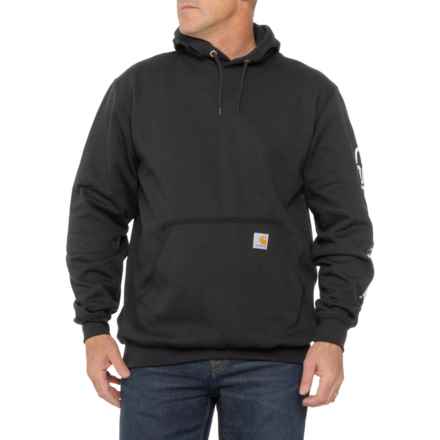 Carhartt K288 Loose Fit Midweight Logo Graphic Hoodie - Factory Seconds in Black