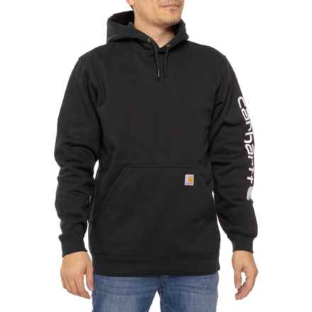 Carhartt K288 Loose Fit Midweight Logo Graphic Hoodie - Factory Seconds in Black
