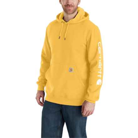 Carhartt K288 Loose Fit Midweight Logo Graphic Hoodie in Sundance Heather