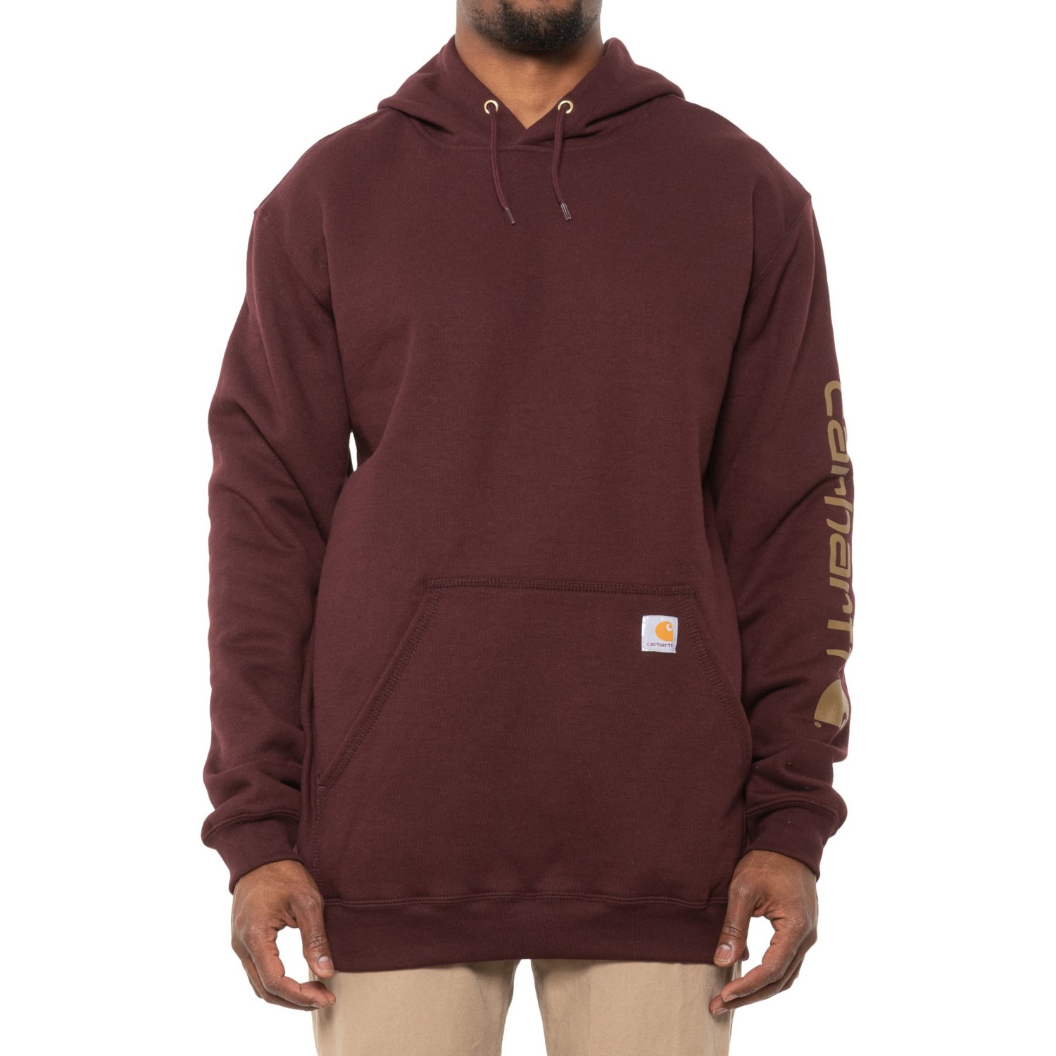 Carhartt K288 Midweight Logo Hoodie (For Big and Tall Men)