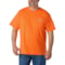 Carhartt K87 Big and Tall Iconic Pocket Loose Fit Heavyweight T-Shirt - Short Sleeve, Factory Seconds in Brite Orange