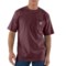 Carhartt K87 Big and Tall Loose Fit Heavyweight Pocket T-Shirt - Short Sleeve, Factory Seconds in Port