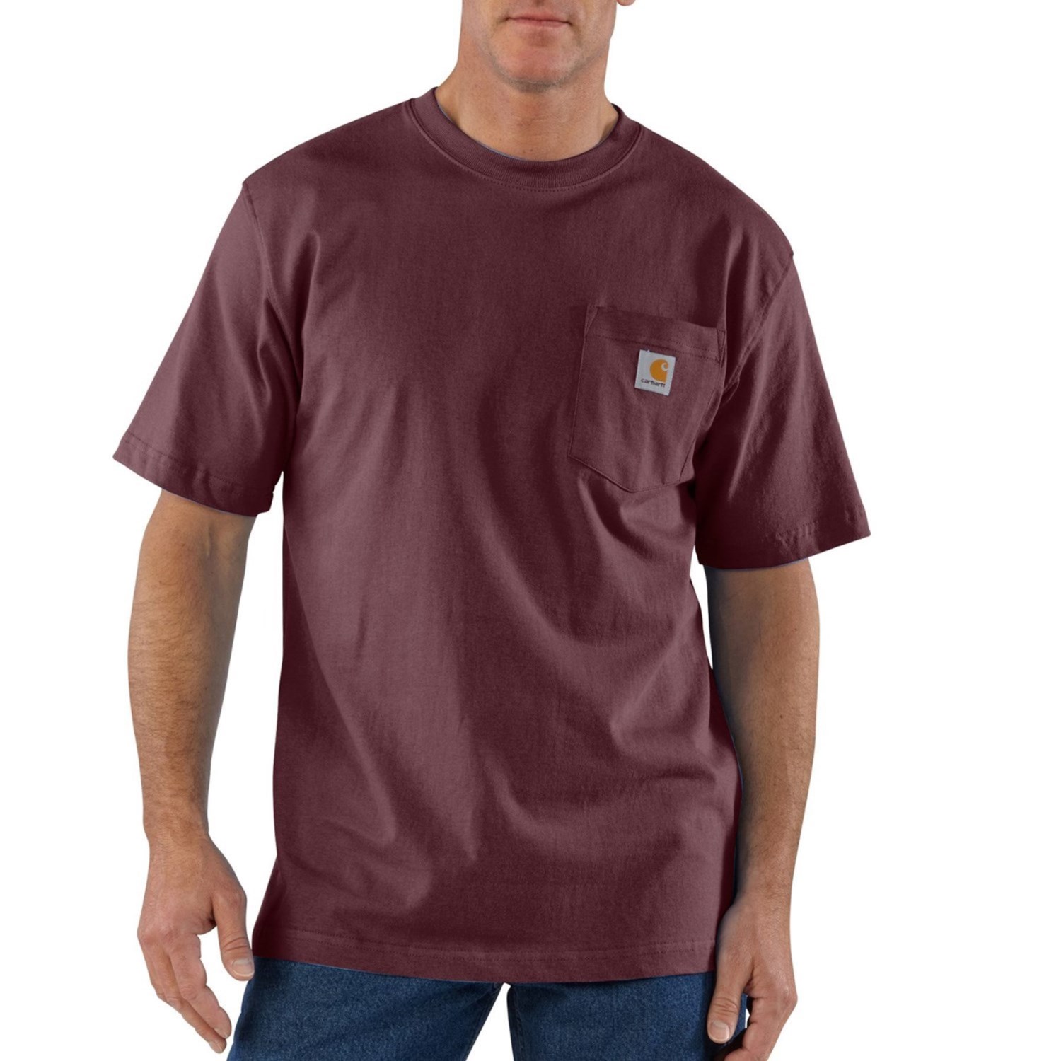 Carhartt K87 Loose Fit Heavyweight Pocket T-Shirt (For Big and Tall Men)