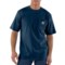 Carhartt K87 Loose Fit Heavyweight Pocket T-Shirt - Short Sleeve, Factory Seconds in Navy