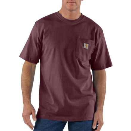 Carhartt K87 Loose Fit Heavyweight Pocket T-Shirt - Short Sleeve, Factory Seconds in Port