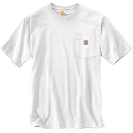 Carhartt K87 Loose Fit Heavyweight Pocket T-Shirt - Short Sleeve, Factory Seconds in White
