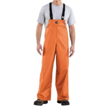 Carhartt Lightweight PVC Rain Bib Overalls (For Men) in Orange - Closeouts