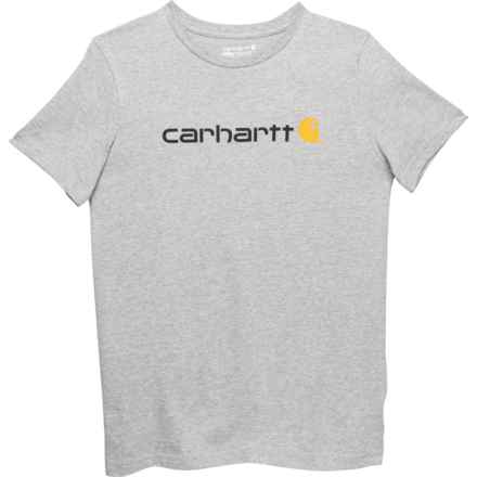 Carhartt Little Boys CA6156 Graphic T-Shirt - Short Sleeve in Grey Heather