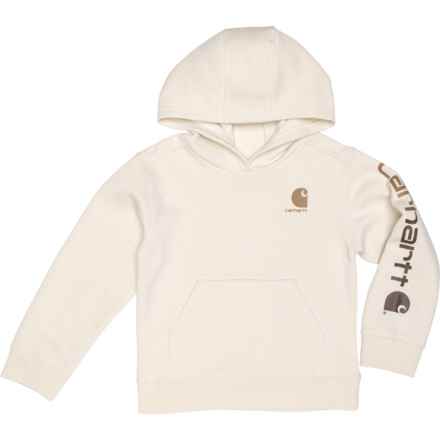 Carhartt Little Boys CA6700 Graphic Sweatshirt in Light Beige
