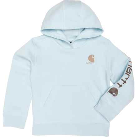 Carhartt Little Boys CA6700 Graphic Sweatshirt in Light Blue