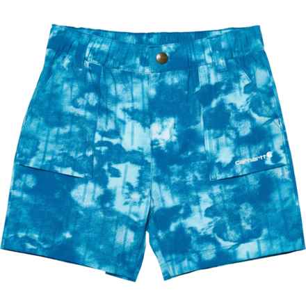 Carhartt Little Boys CH8325 Rugged Flex® LWD Shorts in Navy