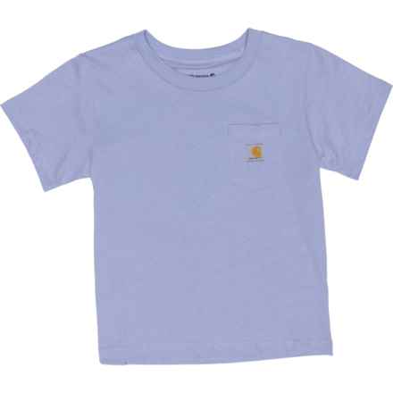 Carhartt Little Girls CA7112 Deer T-Shirt - Short Sleeve in Med Purple
