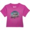 Carhartt Little Girls CA9936 Graphic T-Shirt - Short Sleeve in Super Pink