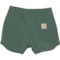 8JPYK_2 Carhartt Little Girls CH9308 Rugged Flex® Lightweight Shorts