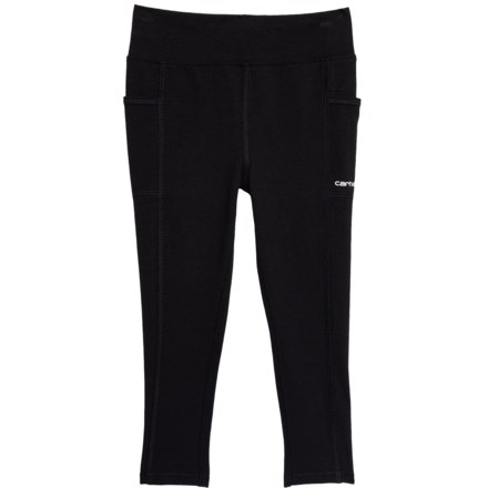 Carhartt Little Girls CK9471 Fitted Utility Leggings in Black