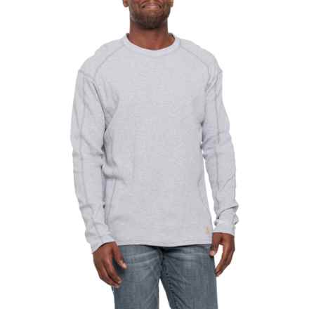 Carhartt MBL148 Force® Midweight Base Layer Top - Long Sleeve in Heather Grey