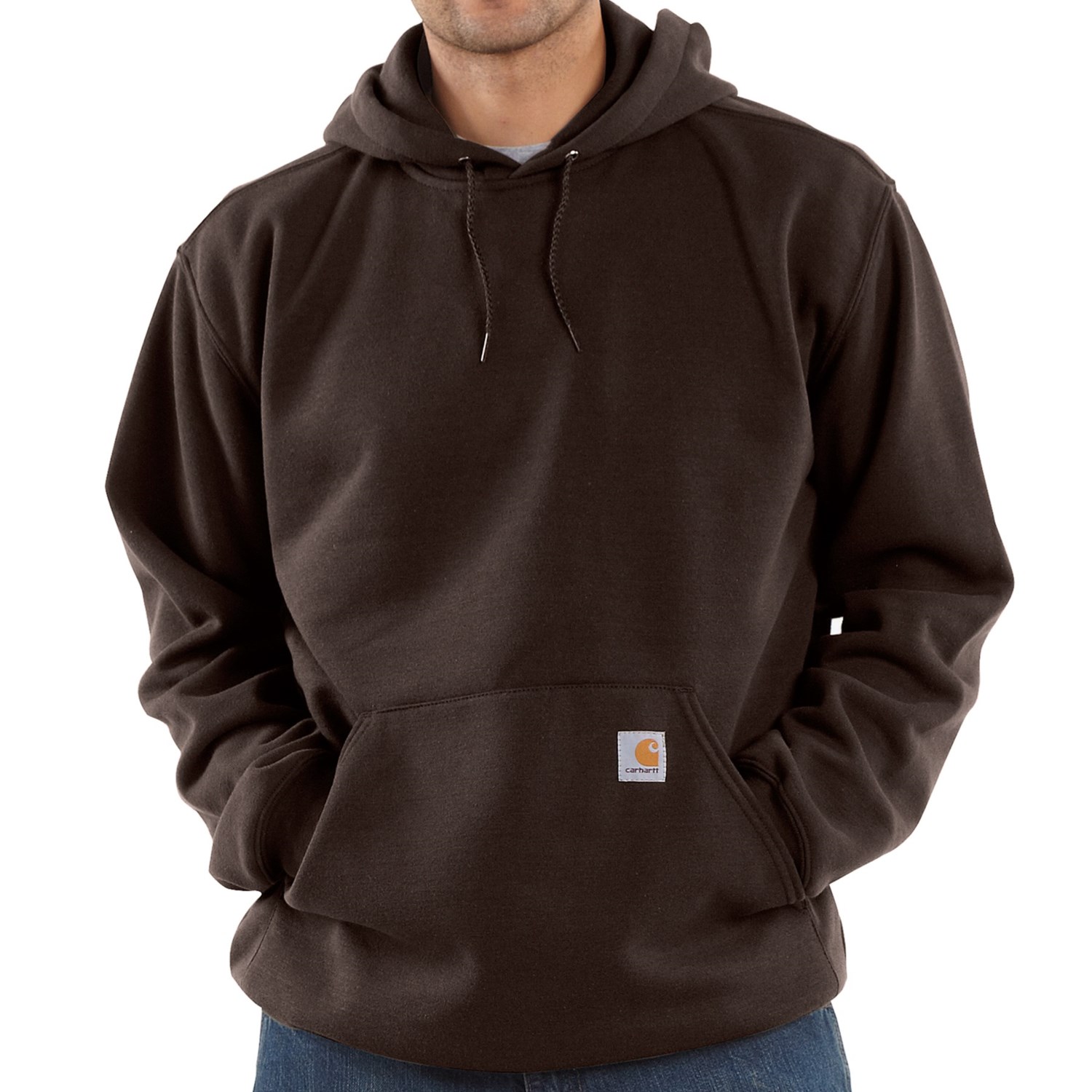 Carhartt Midweight Hoodie (For Men) in Dark Brown