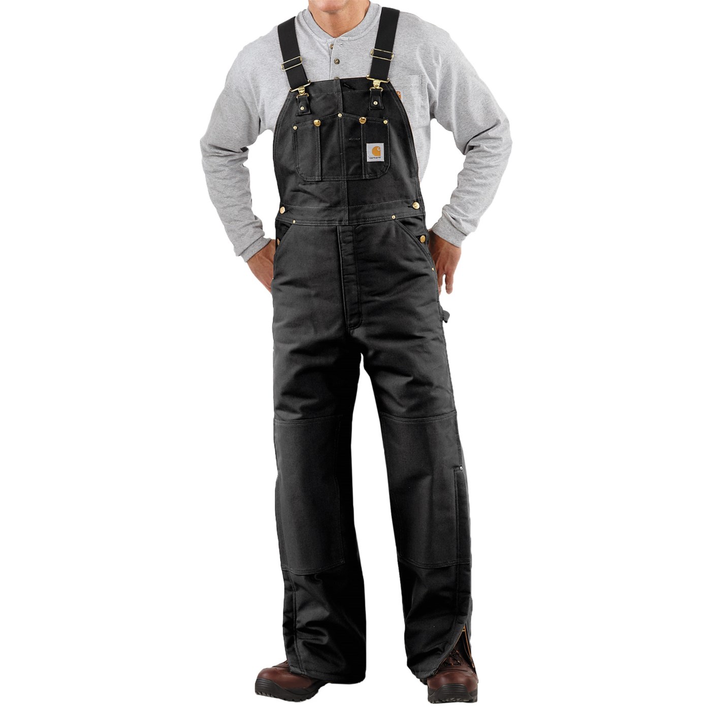 Carhartt Quilt Lined Duck Bib Overalls (For Men)