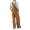 640VD_2 Carhartt Quilt-Lined Zip-to-Thigh Bib Overalls - Insulated, Factory Seconds (For Big and Tall Men)
