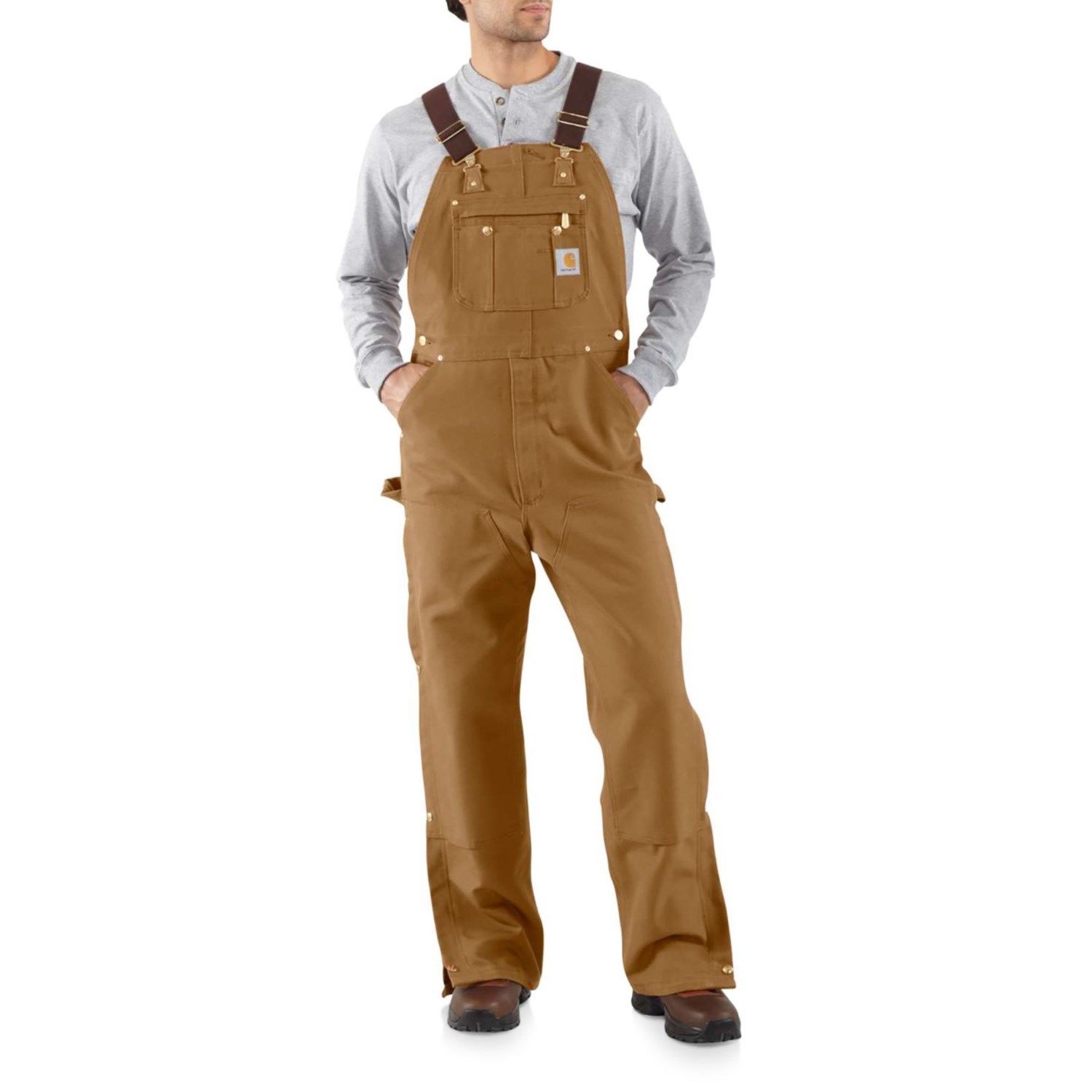 Carhartt R37 ZiptoThigh Bib Overalls (For Big and Tall Men)