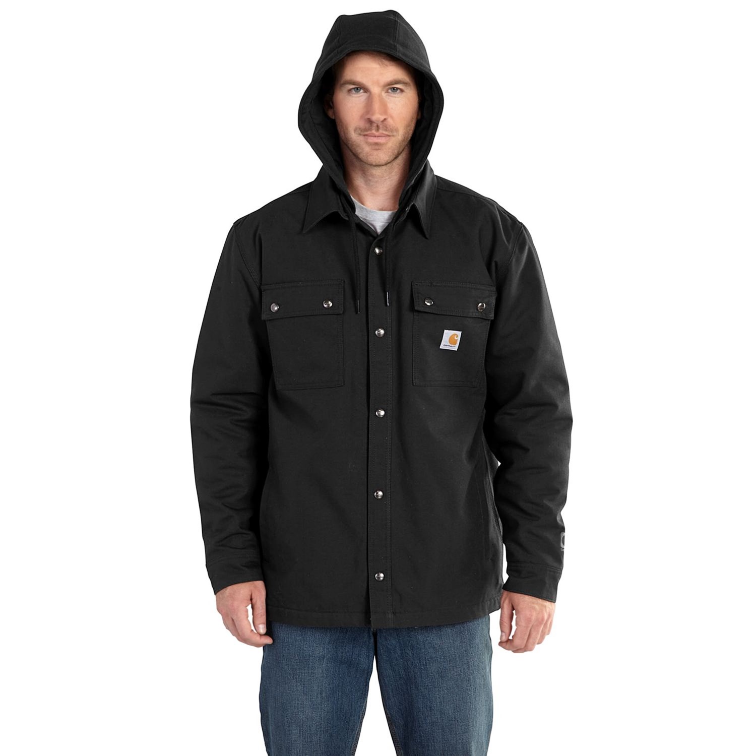 Carhartt Roane Quick Duck Hooded Shirt Jacket (For Men) 8424Y