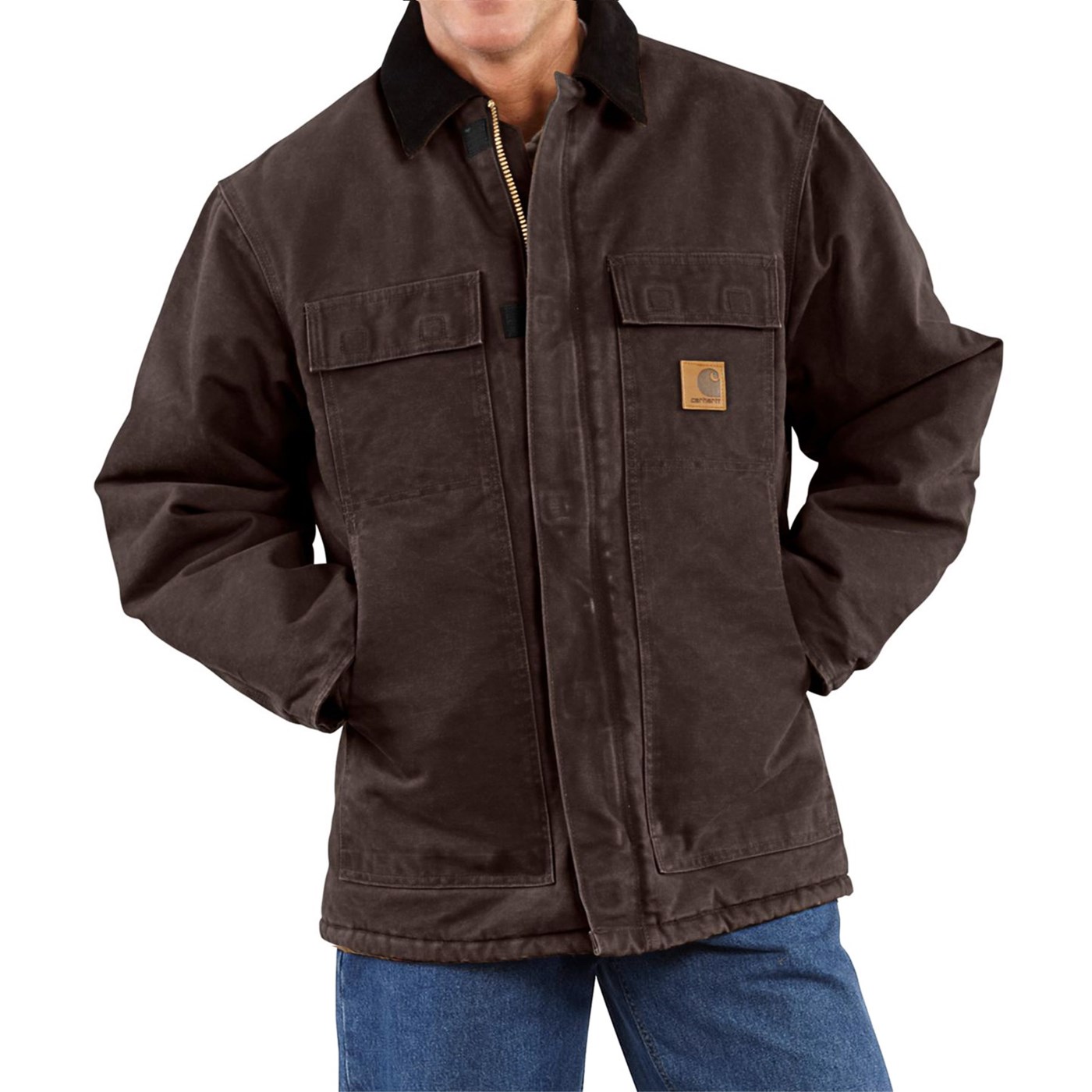 Carhartt Sandstone Arctic Work Coat (For Big Men)