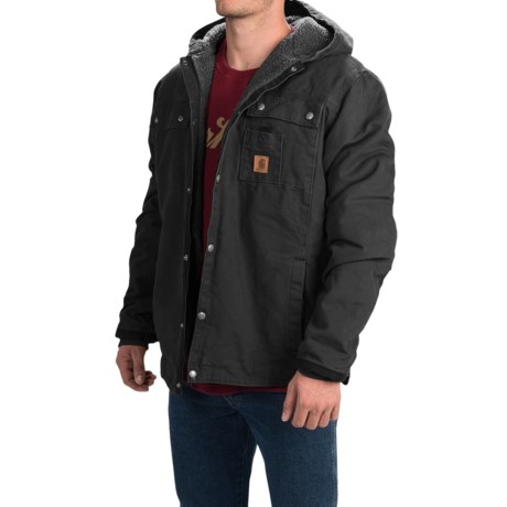 Carhartt Sandstone Hooded Multi-Pocket Jacket (For Men)