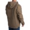 4037G_3 Carhartt Sandstone Hooded Multi-Pocket Jacket - Sherpa Lined (For Tall Men)