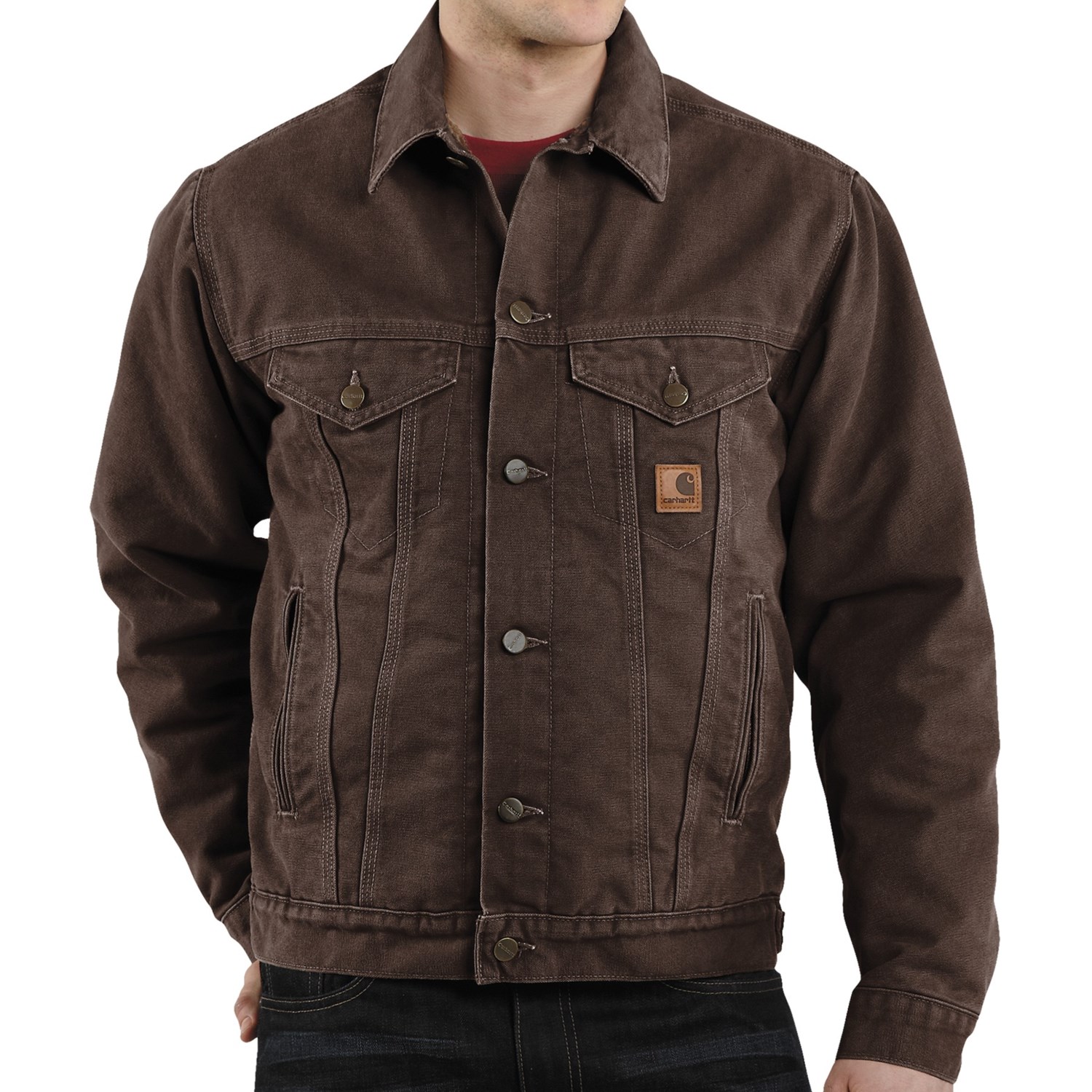 Carhartt Sandstone Jean Jacket (For Men)