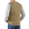 640UW_2 Carhartt Sandstone Rugged Vest - Sherpa Lined, Factory Seconds (For Big and Tall Men)