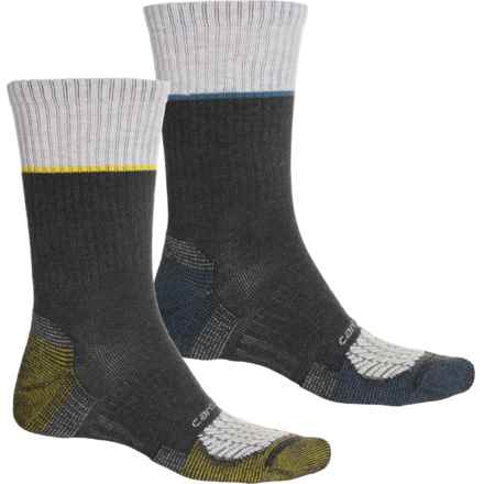 Carhartt SC0012 Force Midweight Steel Toe Socks - 2-Pack, Crew (For Men) in Multi02