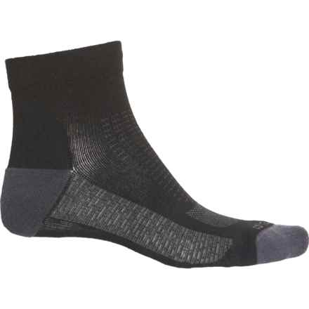 Carhartt SQ9410M Force® Lightweight Socks - Merino Wool, Quarter Crew (For Men) in Black