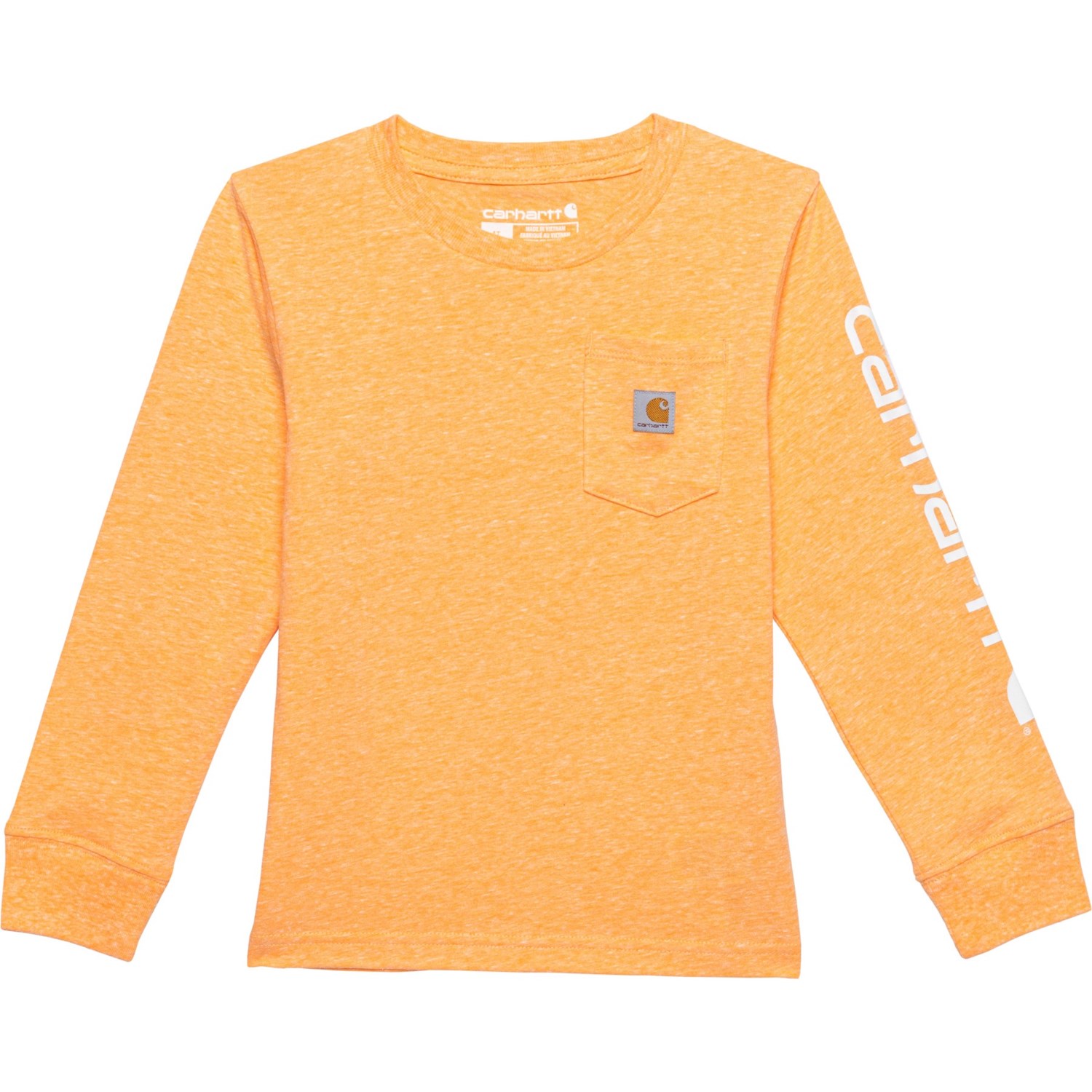Carhartt Toddler Boys CA6374 Pocket TShirt Long Sleeve