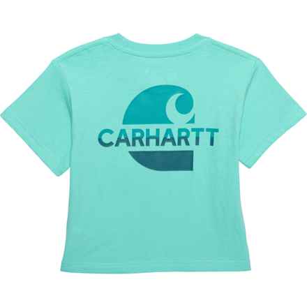 Carhartt Toddler Boys CA9966 Pocket T-Shirt - Short Sleeve in Cockatoo