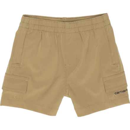Carhartt Toddler Boys CH8331 LWD Shorts in Beige