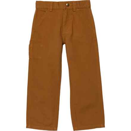 Carhartt Toddler Boys CK8303 Loose Fit Canvas Utility Pants - Bootcut in Brown