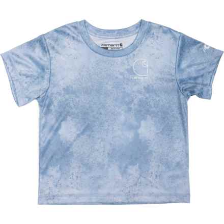 Carhartt Toddler Girls CA7128 Force® Sun Defender T-Shirt - UPF 50+, Short Sleeve in Pastel Pur