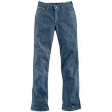 Carhartt Traditional Fit Work Jeans - Straight Leg (For Women)  in Medium Stonewash - 2nds