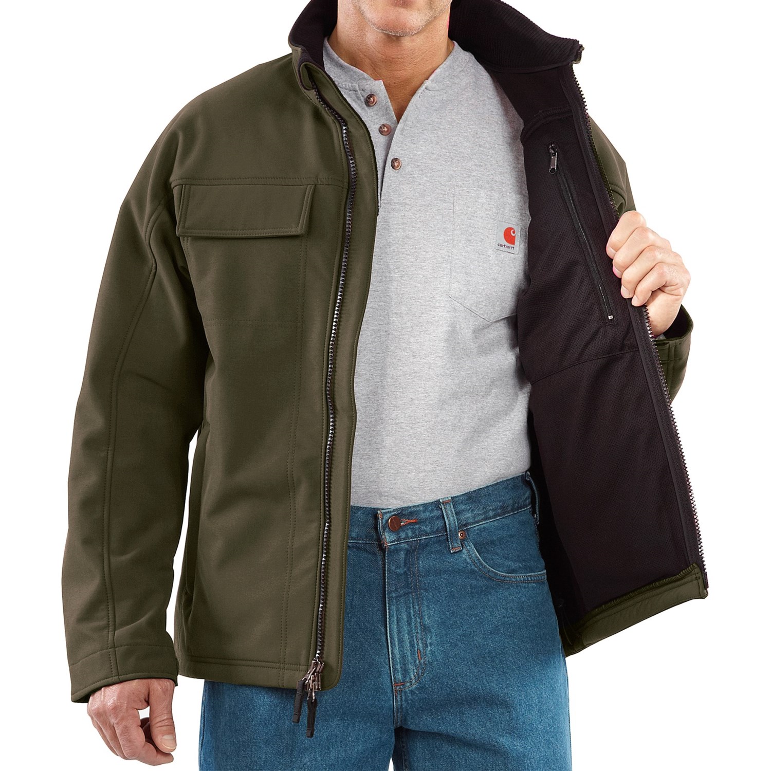 Carhartt Traditional Work Jacket (For Men) 1216T