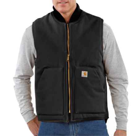 Carhartt V01 Arctic Quilt-Lined Duck Vest - Insulated in Black