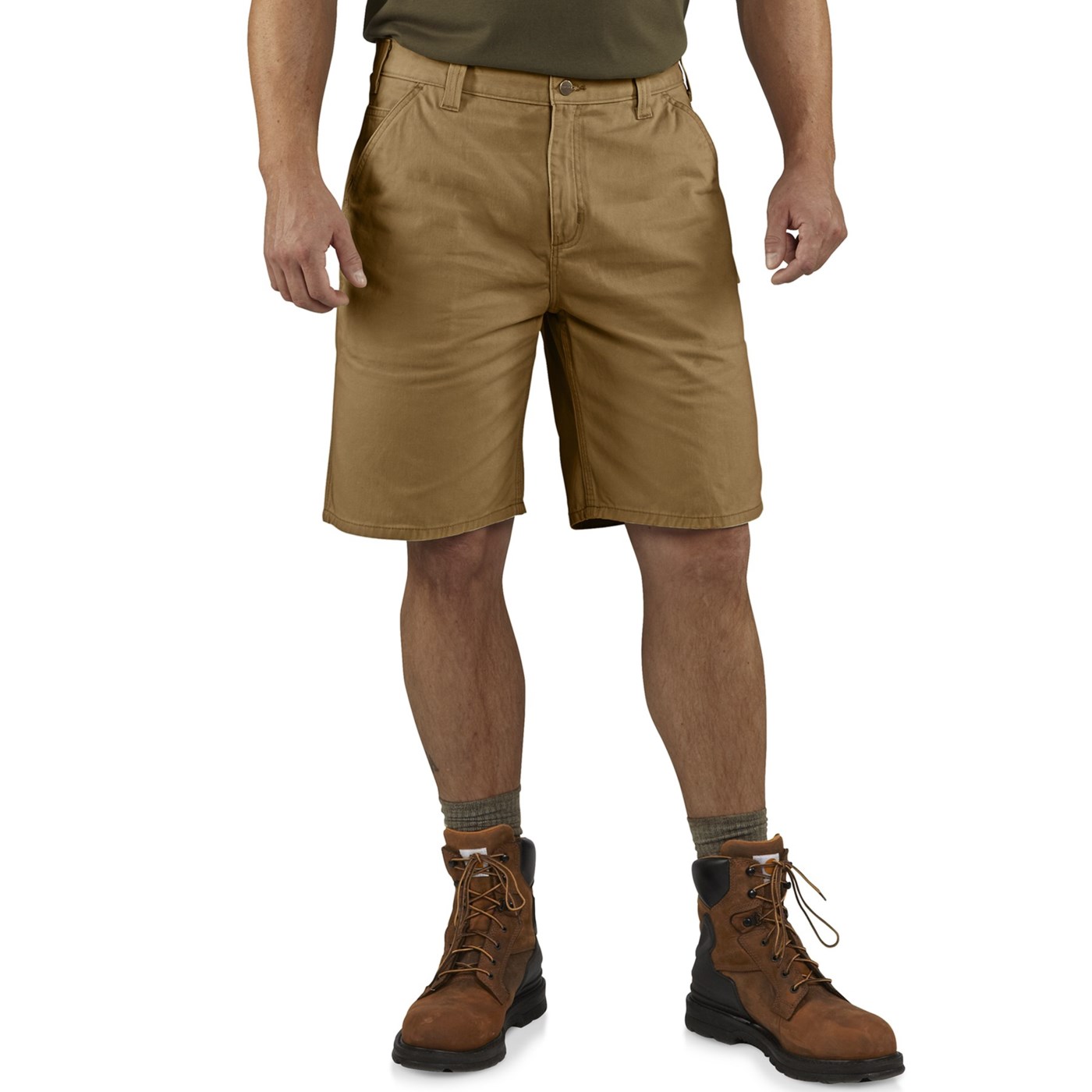 Carhartt Washed Twill Dungaree Shorts (For Men) 6004U