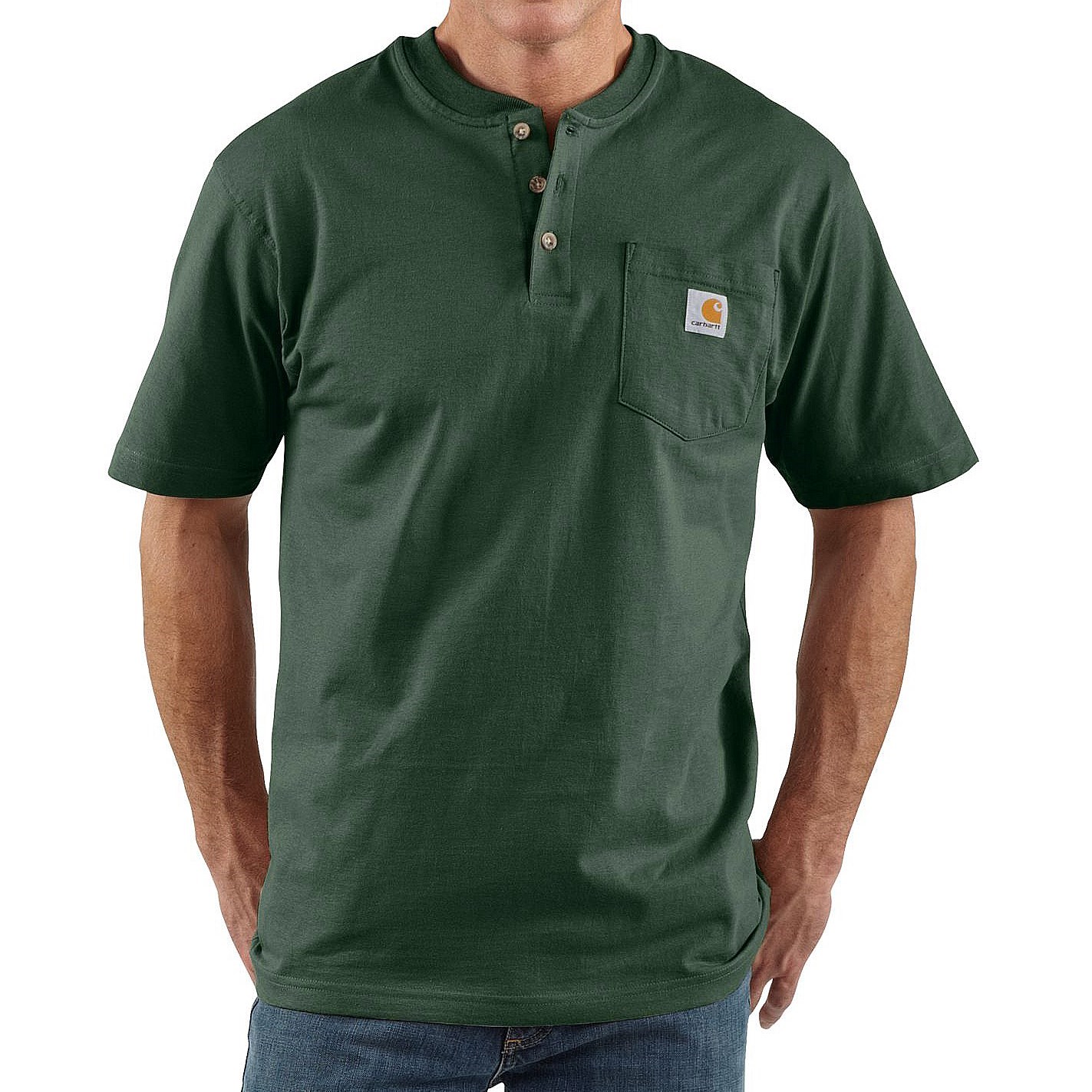 Carhartt Workwear Henley Shirt – Short Sleeve (For Big Men)