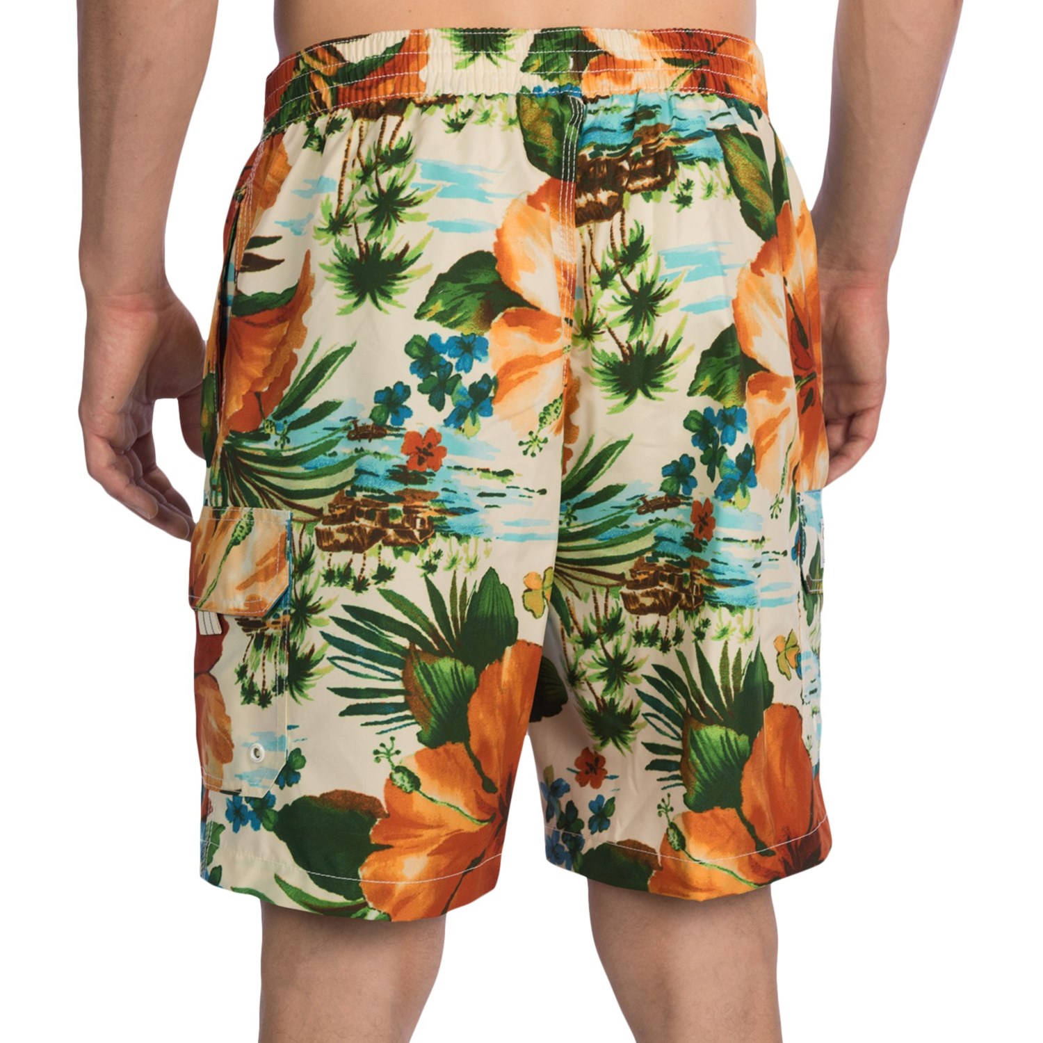 Caribbean Joe Hawaiian Boardshorts (For Men) 7716C - Save 53%
